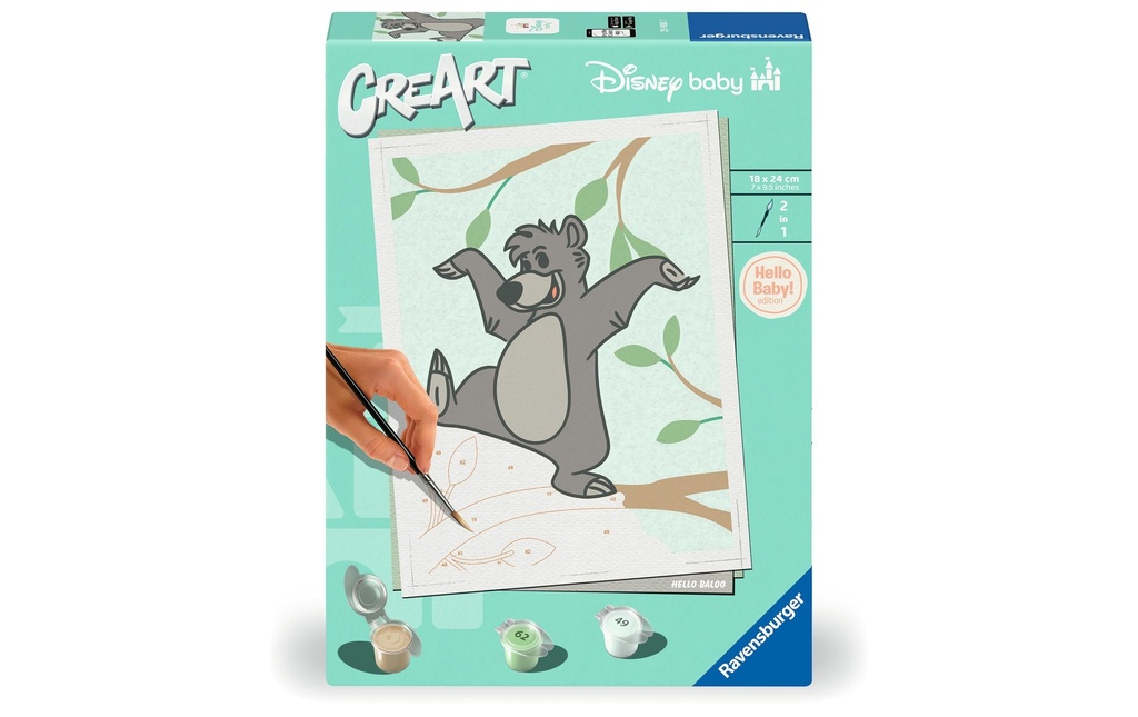 Ravensburger Peinture avec chiffres CreArt – Baloo