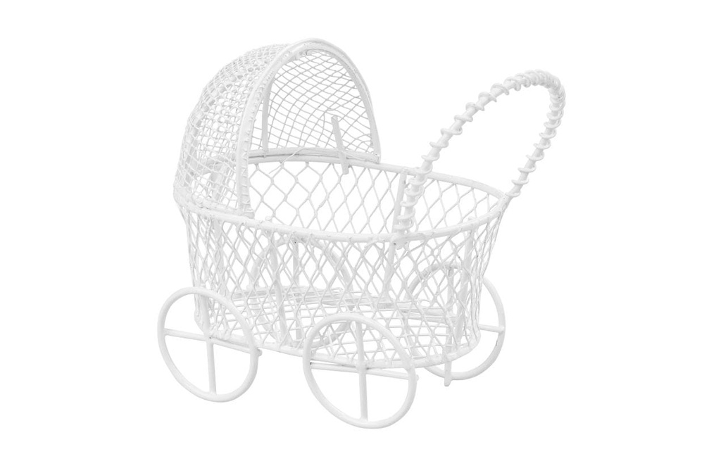 HobbyFun Mini figurine Poussette blanc