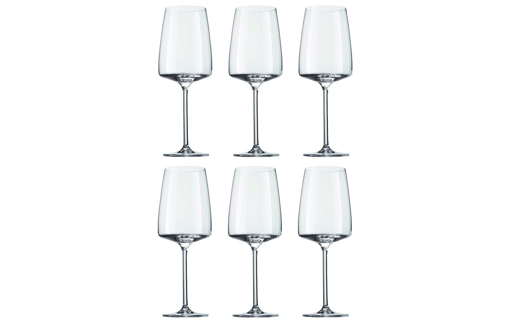 Schott Zwiesel Verre à vin rouge Sensa 535 ml, 6 Pièce/s, Transparent