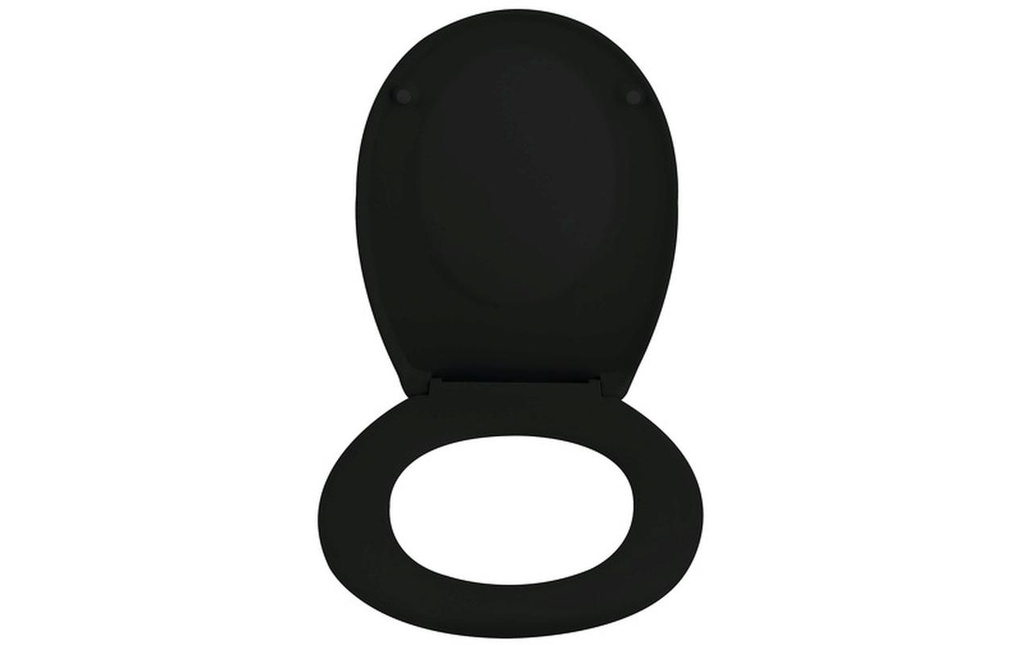 spirella Siège de toilette Neela Noir mat