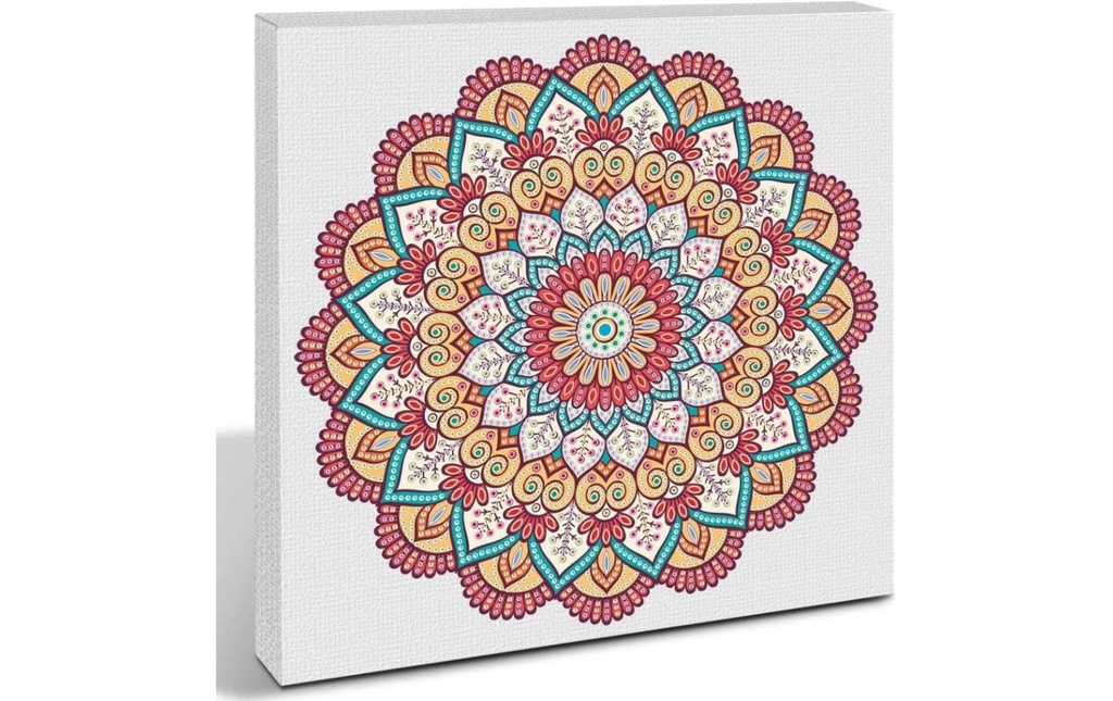 URSUS Kits de bricolage Diamond Painting Mandala 30 x 30 cm