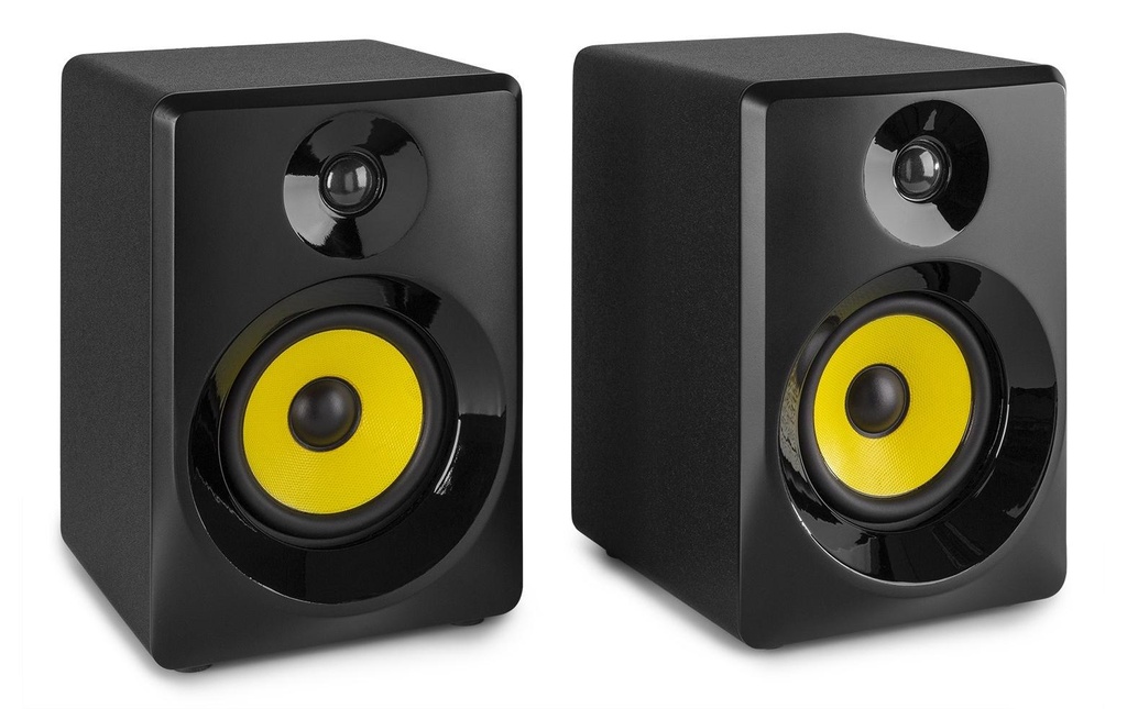 Vonyx Moniteurs de studio SMN50B Paire Noir