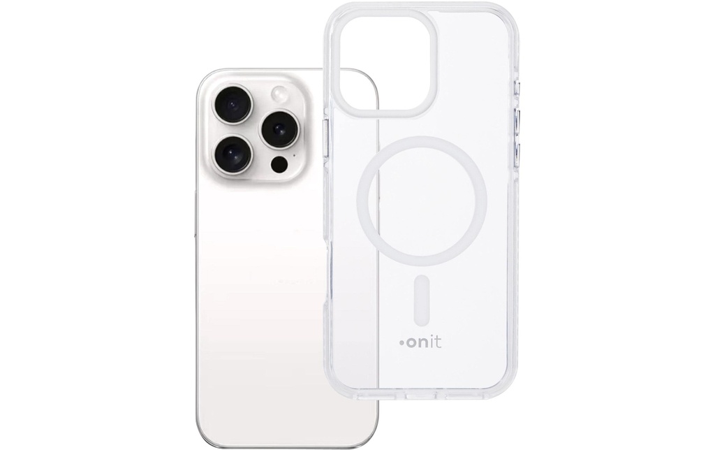 onit Coque arrière Armorix iPhone 16 Pro Max Blanc transparent