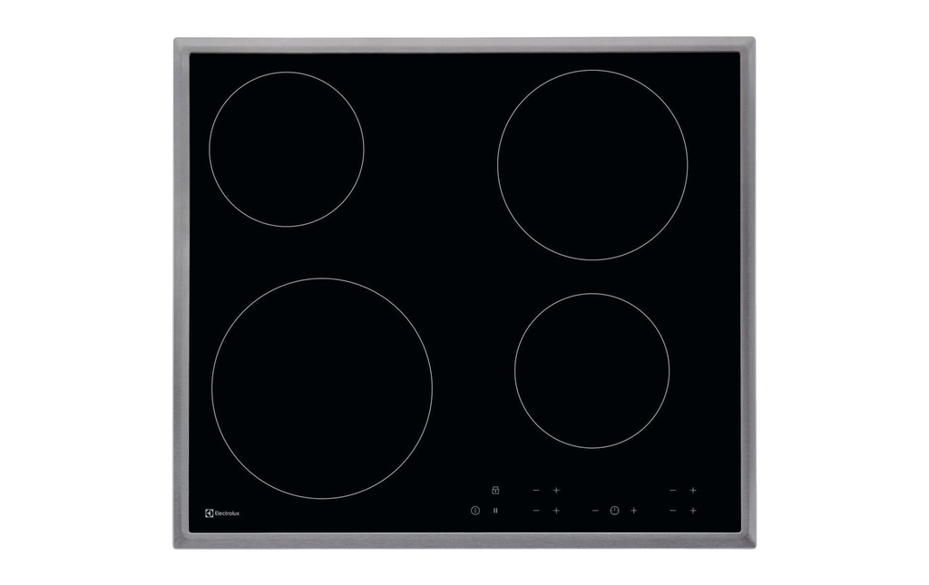 Electrolux Plaque de cuisson en vitrocéramique GK58TCCN À plat