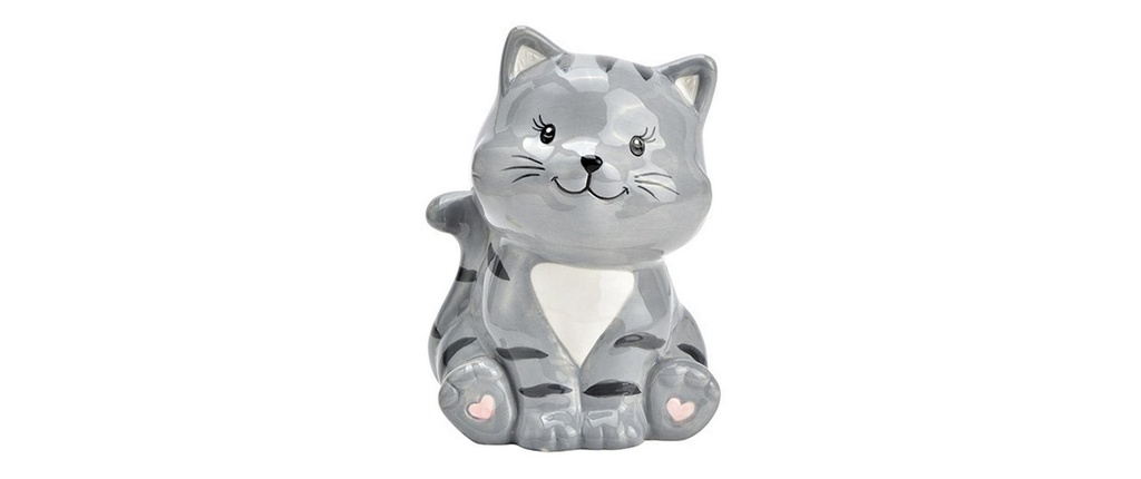 G. Wurm Tirelire Chat 12 x 16 x 10 cm