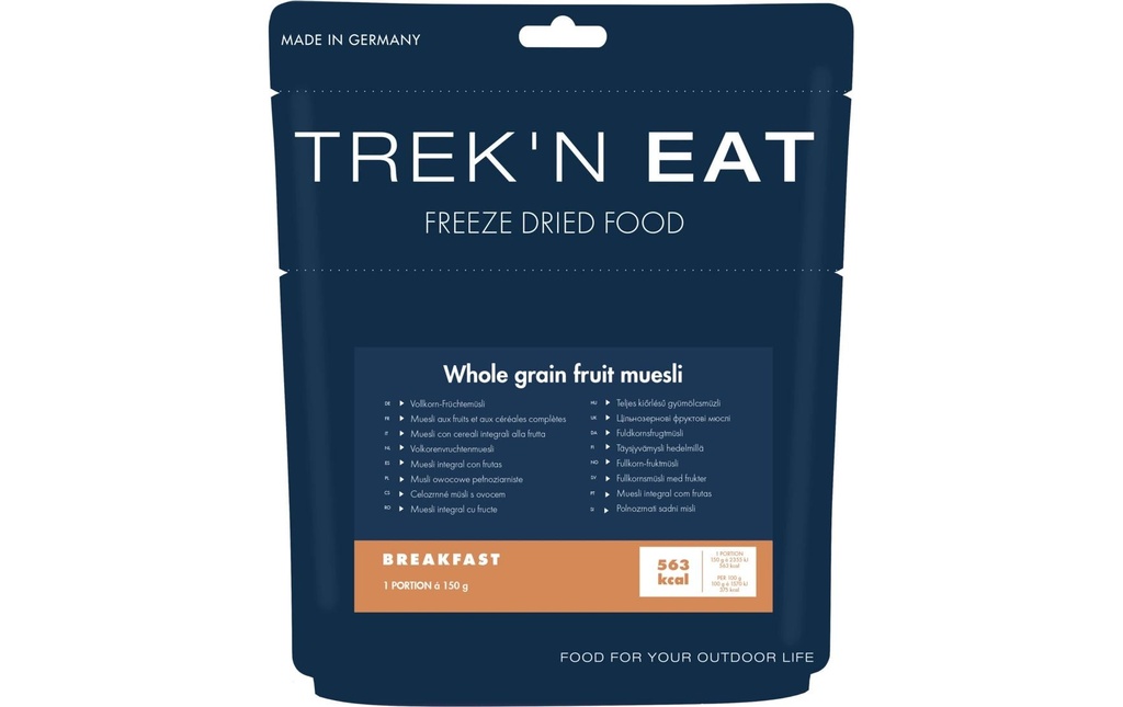 Trek 'N Eat Petit déjeuner Muesli aux fruits et au blé complet