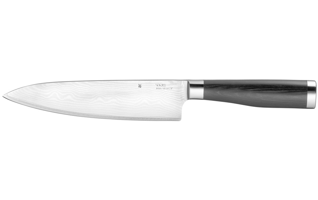 WMF Couteau de chef Yari 34 cm, Noir/Argenté