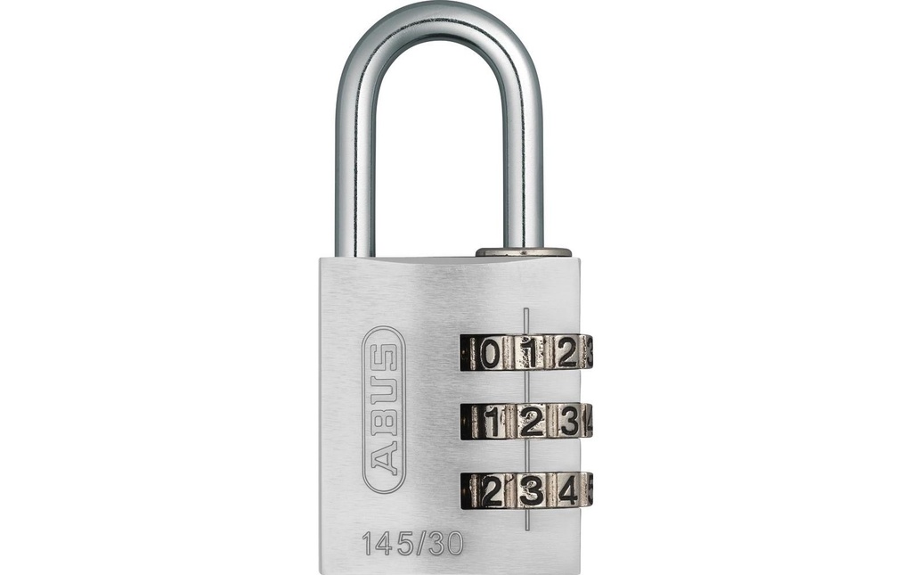 Abus Serrure à combinaison 145/30 Lock-Tag Argenté Aluminium