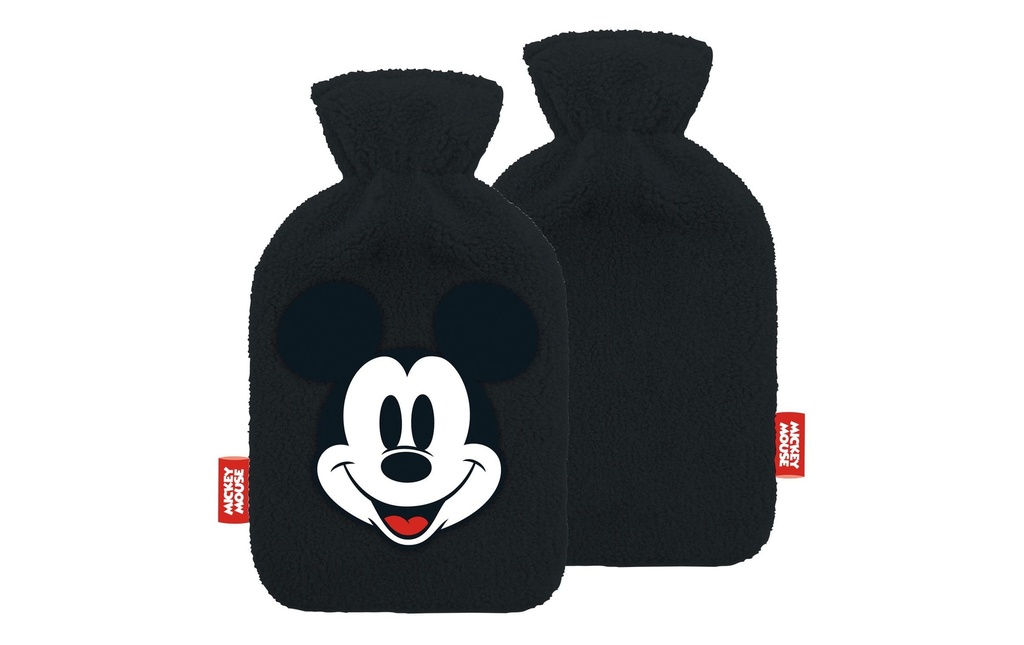 Arditex Bouillotte Disney: Mickey brodé Noir/Blanc