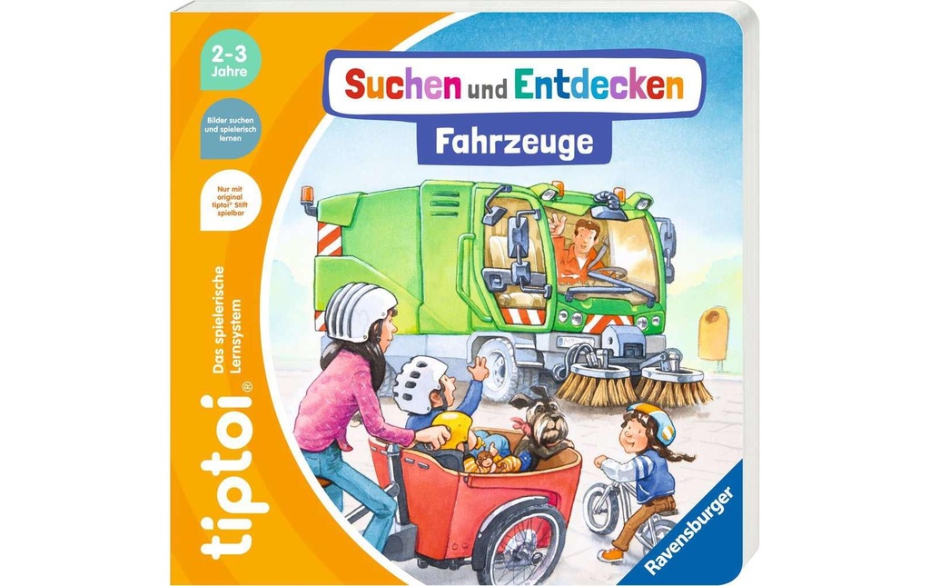 tiptoi Livre éducatif Suchen und Entdecken: Fahrzeuge