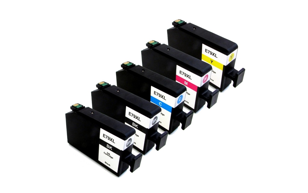 Peach Kits d’encre Epson 79XL / T7905 C, M, Y, 2x BK