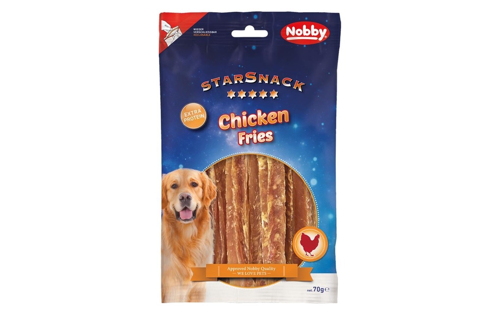 Nobby Friandise StarSnack Chicken Fries, 70 g