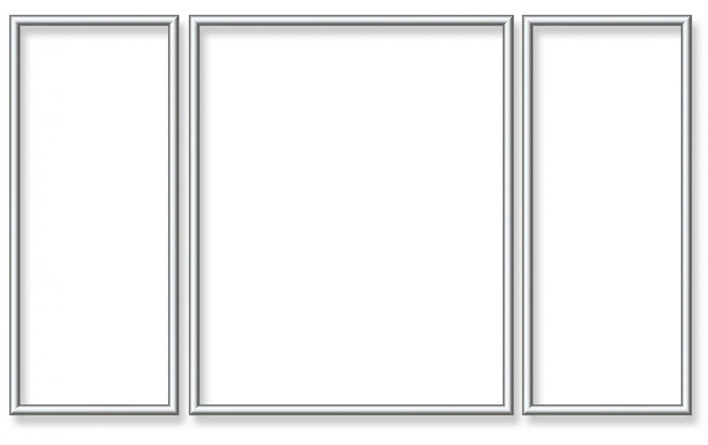 Schipper Accessoires Cadre alu Tritpychon argent 50 x 80 cm
