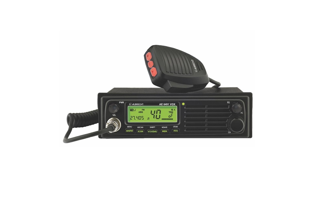 Albrecht Appareils radio CB AE 6491 VOX avec fonction mains libres