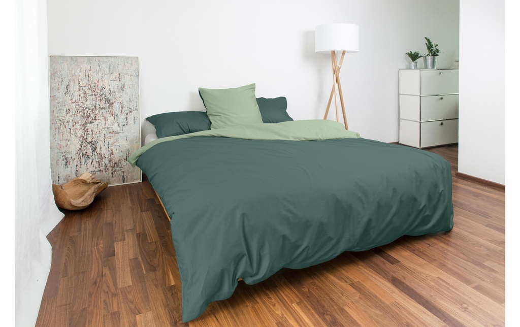 Nobilium Housse de duvet Mia 160 x 210 cm, Green/Mint
