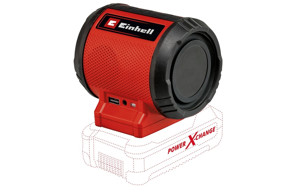Einhell Haut-parleurs à piles TC-SR 18 Li BT Solo
