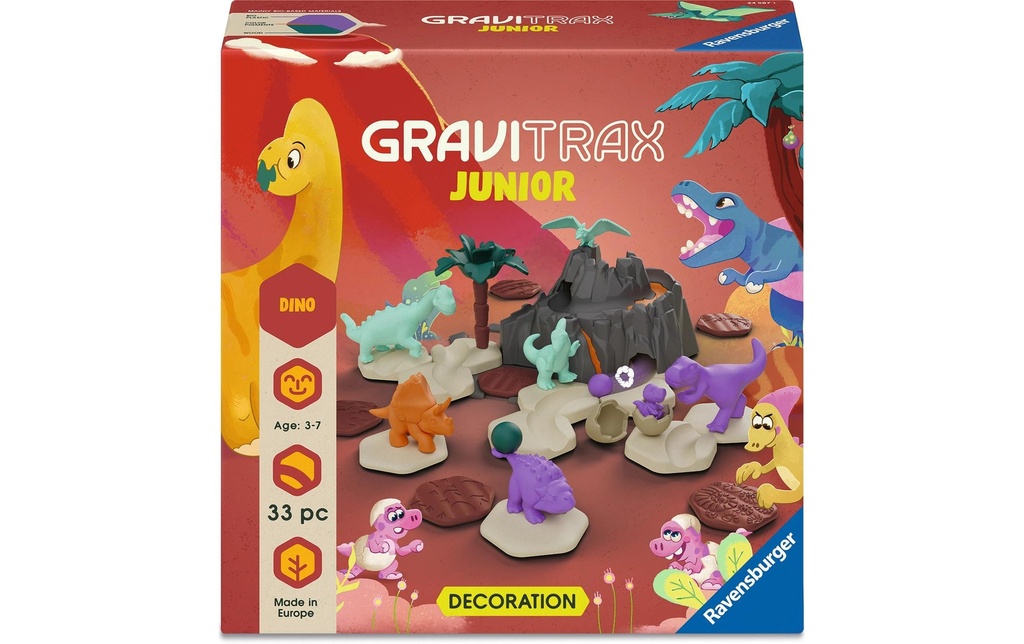 Ravensburger Accessoires pour circuits de billes GraviTrax Junior Extension Dino