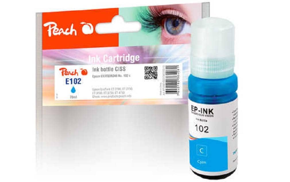 Peach Encre Epson 102 (C13T03R240) Cyan