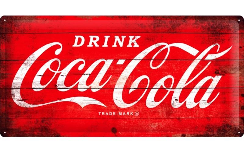Nostalgic Art Plaque Coca Cola 50 cm x 25 cm, Métal