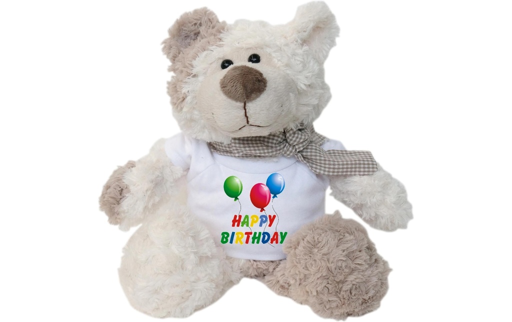 Trendcompany Ours en peluche Happy Birthday