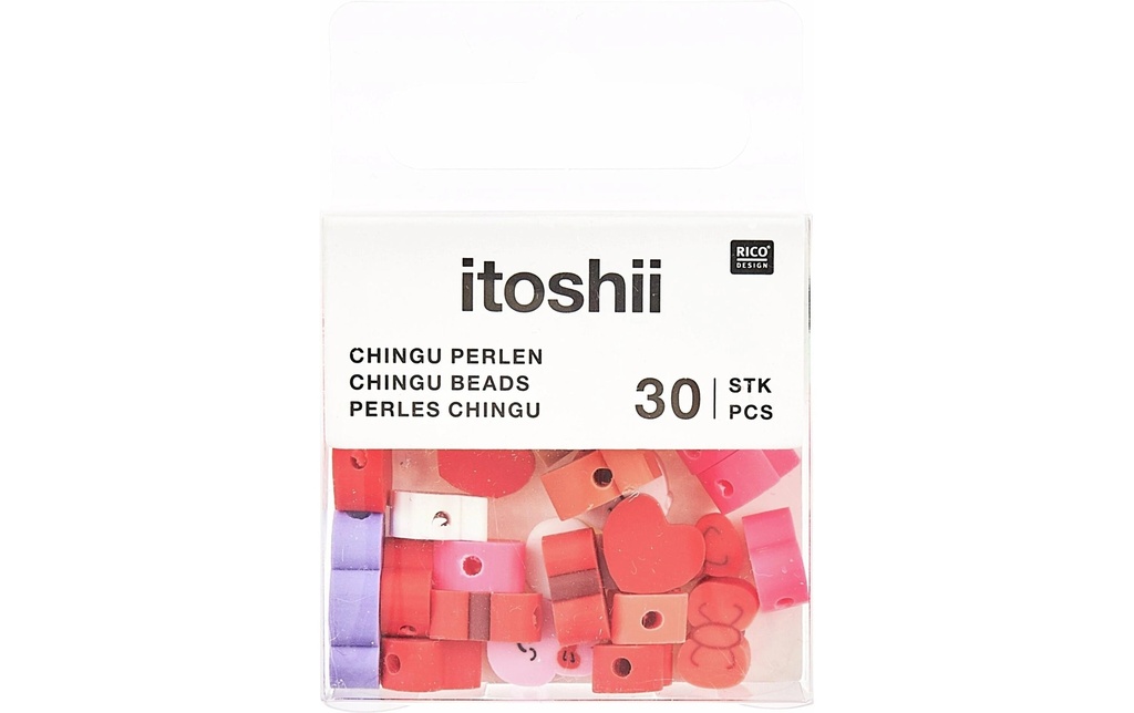 Rico Design Perles Chingu, mélange d'animaux 30 pièces