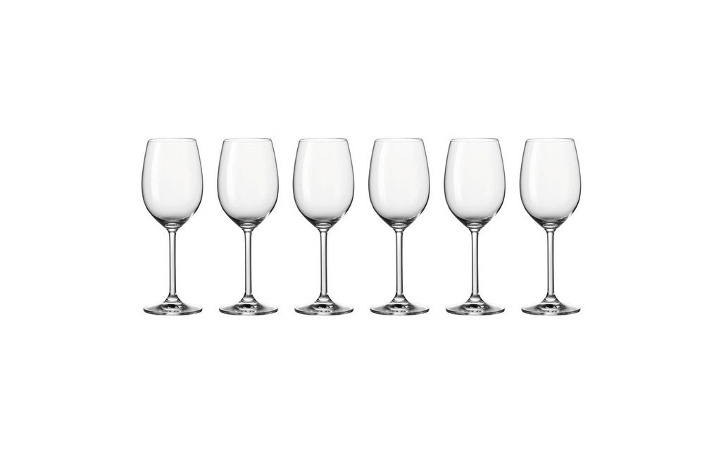 LEONARDO Verre à vin blanc Daily 370 ml, 6 Pièce/s, Transparent