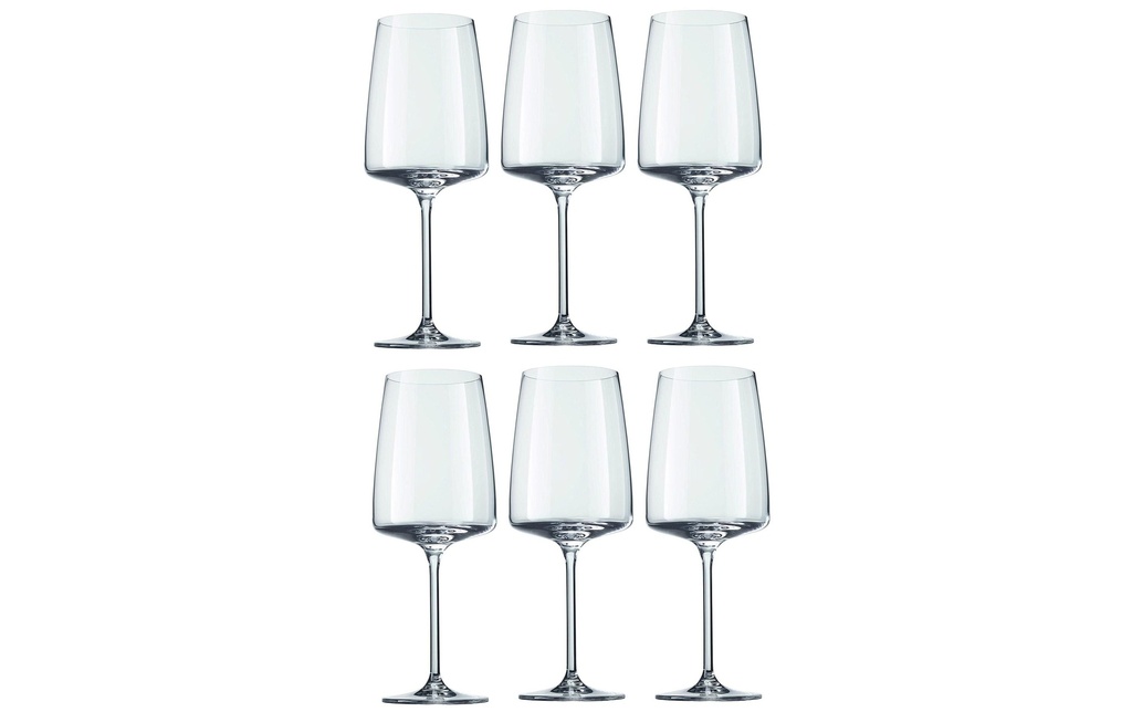 Schott Zwiesel Verre à vin rouge Sensa 660 ml, 6 Pièce/s, Transparent