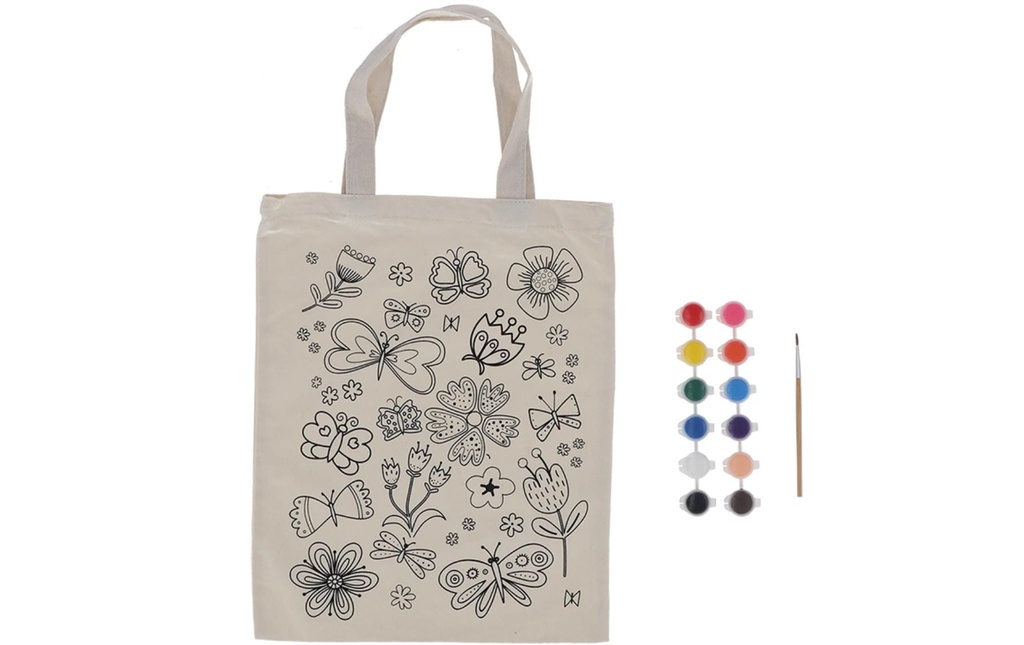 Esschert Design Sac de transport fleurs Polyester, 1 Pièce/s, Beige