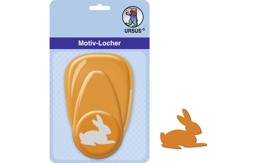 URSUS Perforatrice à motif Lapin moyen, 2.54 cm