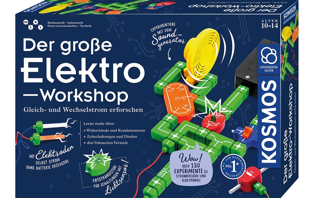 Kosmos Boîtes d’expérimentation Der grosse Elektro-Workshop