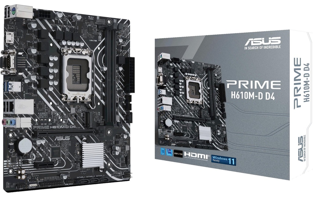 ASUS Carte mère PRIME H610M-D D4