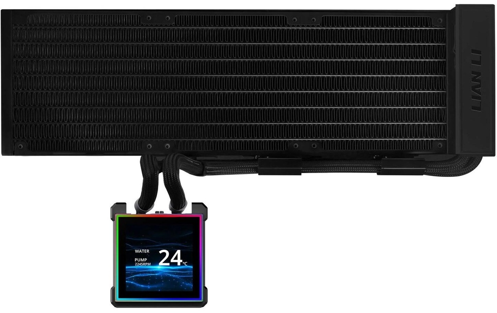 Lian Li HydroShift II LCD-S 360N AiO, RGB, LCD-Display sans ventilateur