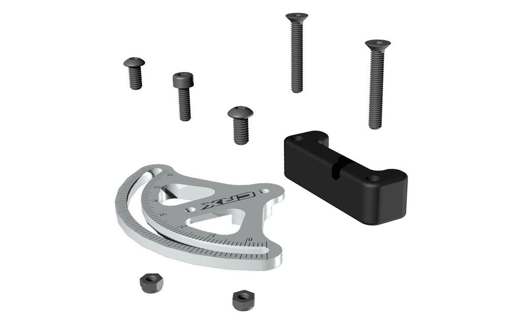 Hobbytech Mécanisme de changement de vitesse à 2 vitesses en aluminium CRX