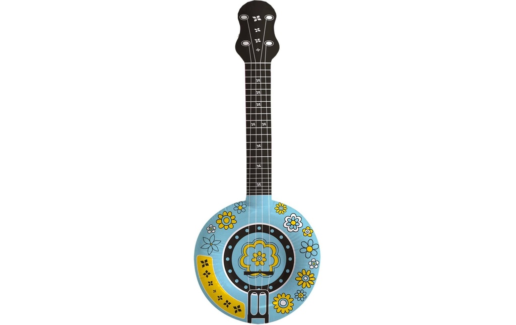 Folat Accessoires gonflable Banjo Bleu/Jaune/Noir