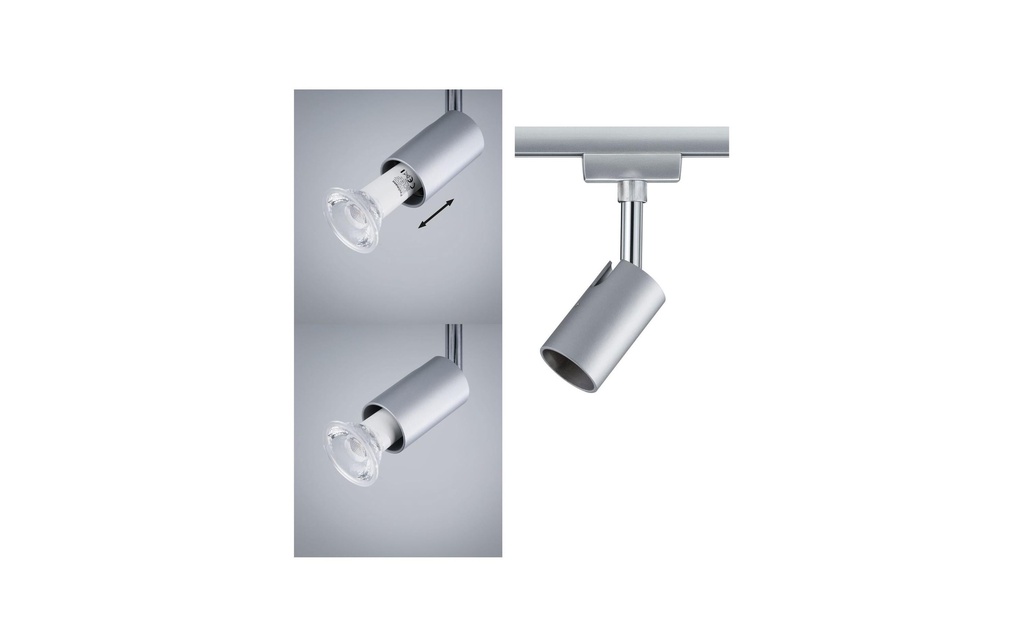 Paulmann Spot sur rail URail Spot Pure I, 1 x GU10, 10 W, chrome