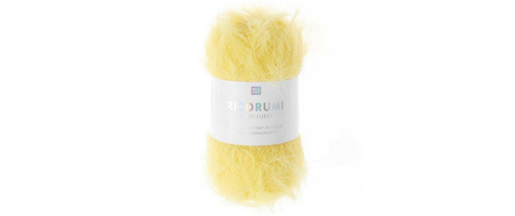 Rico Design Laine Ricorumi Furry Furry Jaune