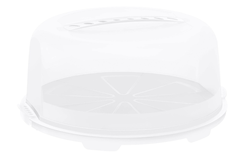 Rotho Boîte de transport pour gâteau Fresh haut, blanc