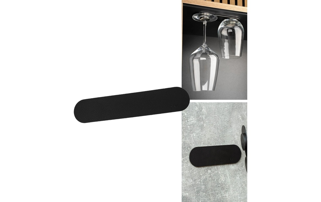 Silwy Baguette métallique 16 cm Noir