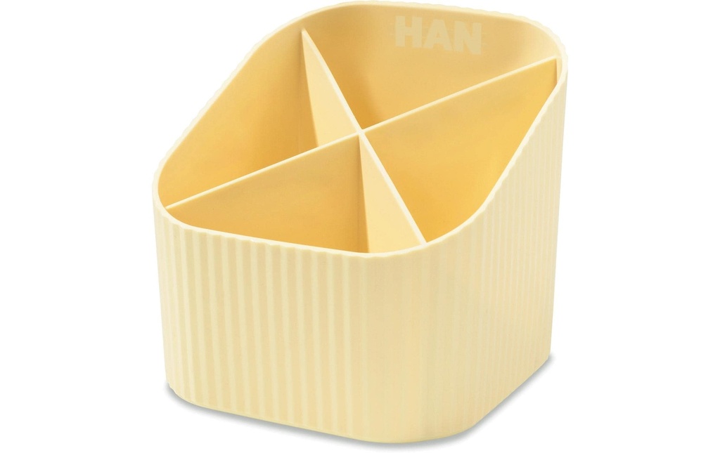 HAN Pot à crayons Re-X-LOOP Jaune pastel