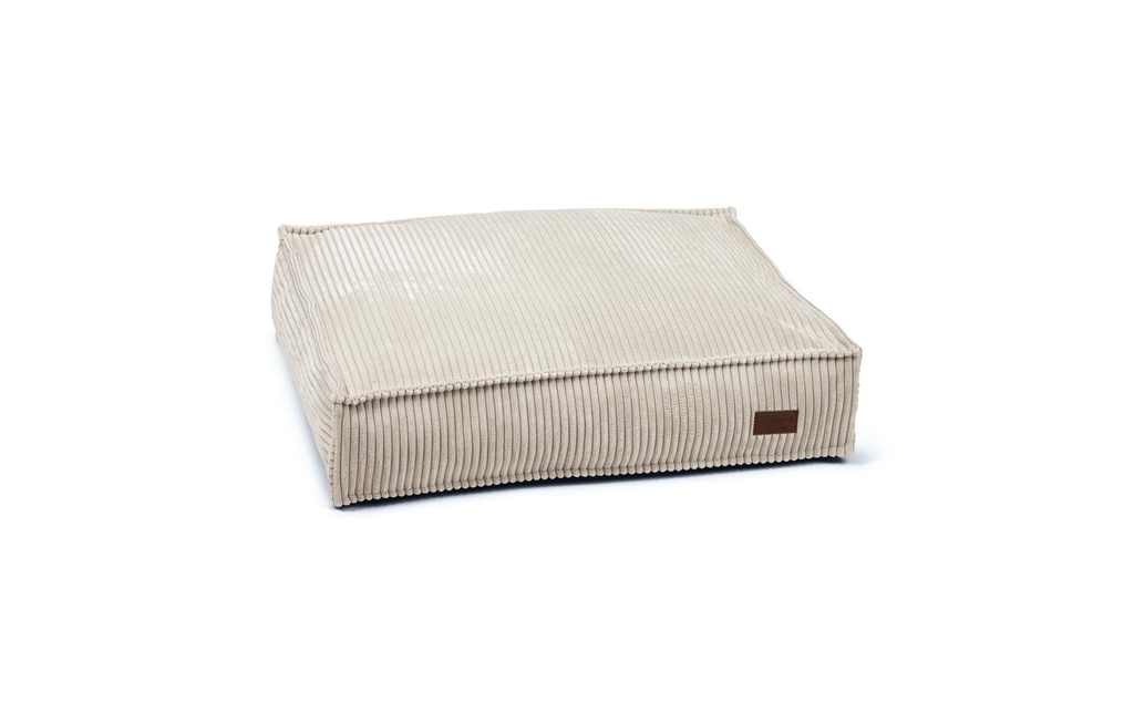 Designed by Lotte Lit Gris clair ribbé 70x55X15cm