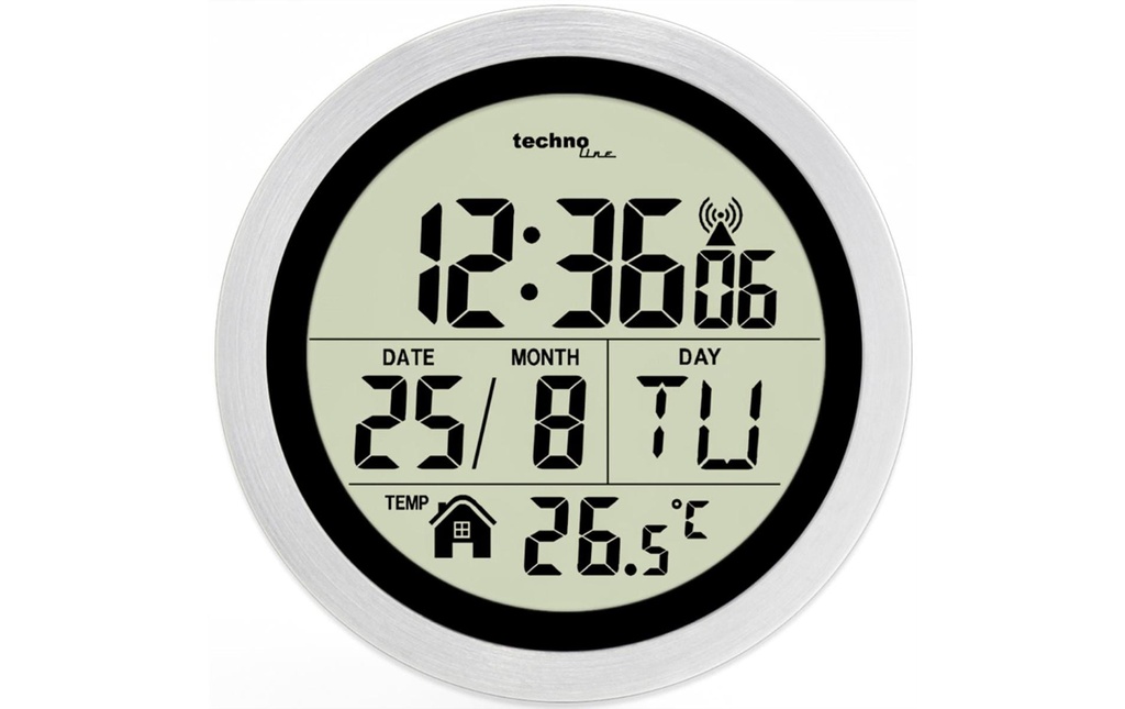 Technoline Horloge radio-pilotée WT3005 Blanc