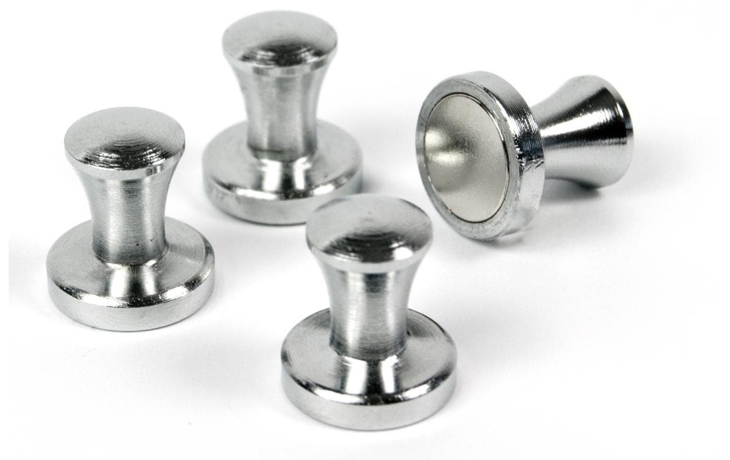 Trendform Aimant MINI-MAX Argenté, 4 Pièce/s