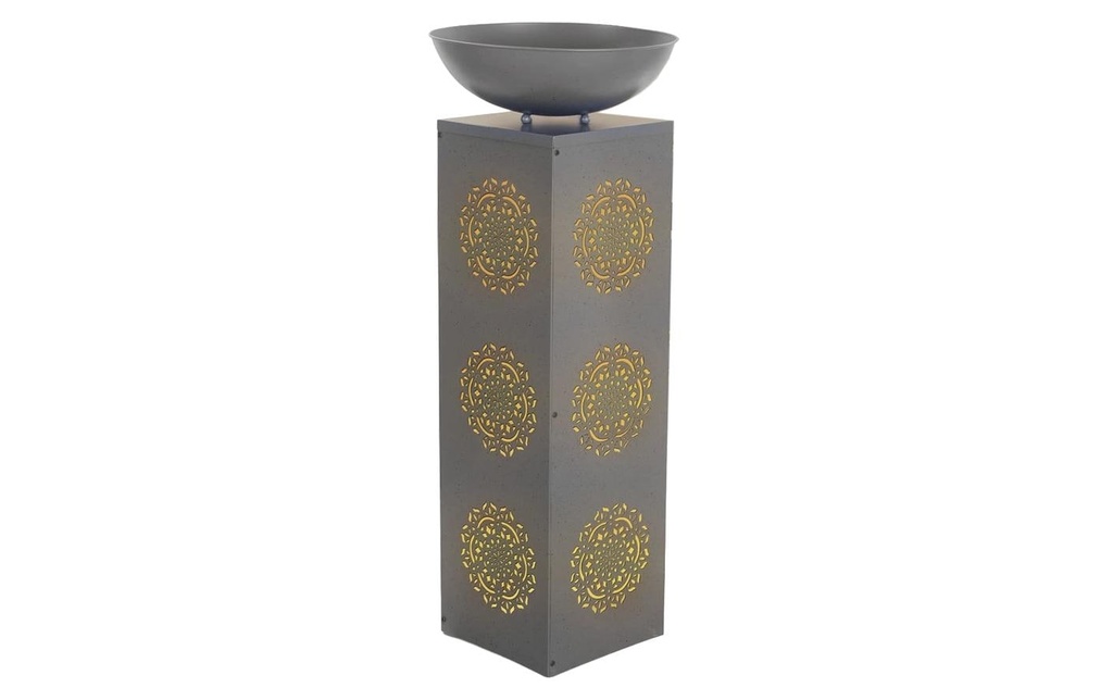 EASYmaxx Colonne décorative LED Mandala, Kit de montage