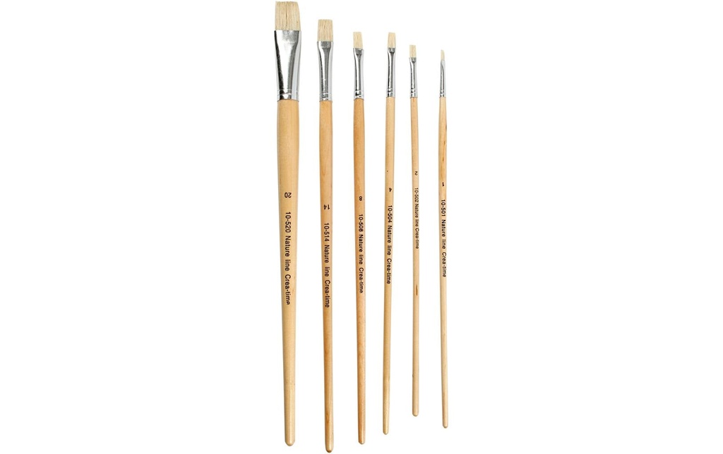 Creativ Company Brosse à poils B 5-19 mm, 64 pièces