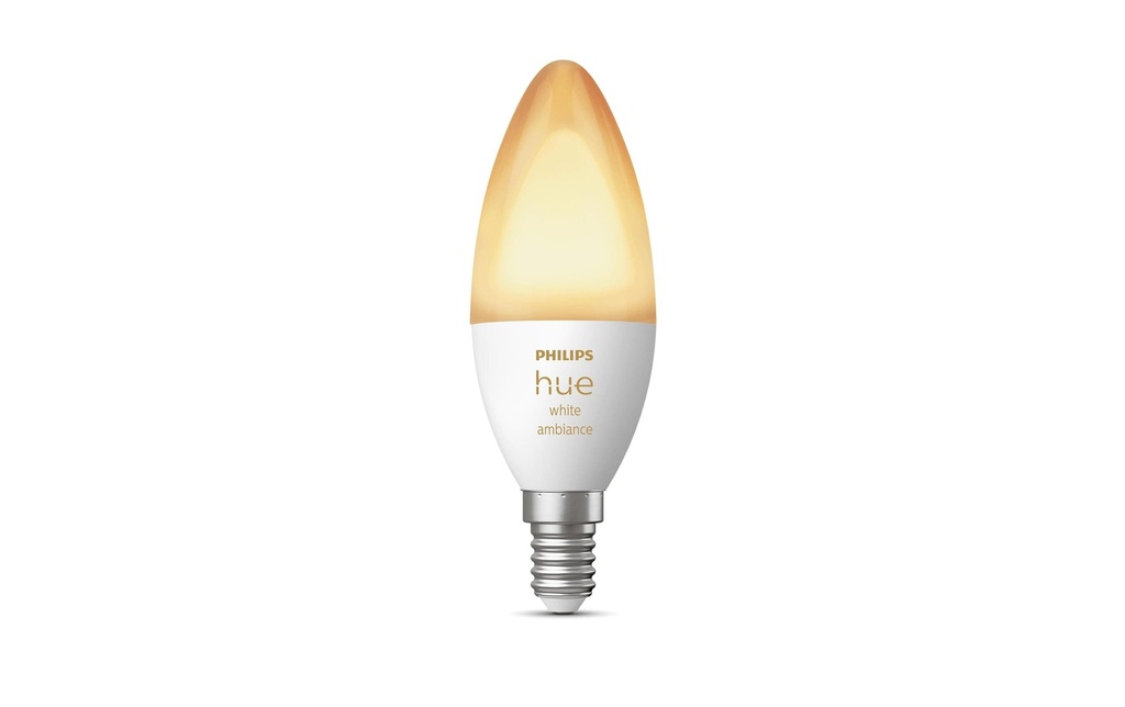 Philips Hue Ampoules White Amb. pack individuel E14 320 lm