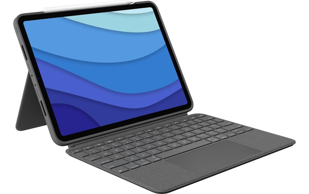 Logitech Couvre-clavier pour tablette Combo Touch iPad Pro 11 1.-4. Gen