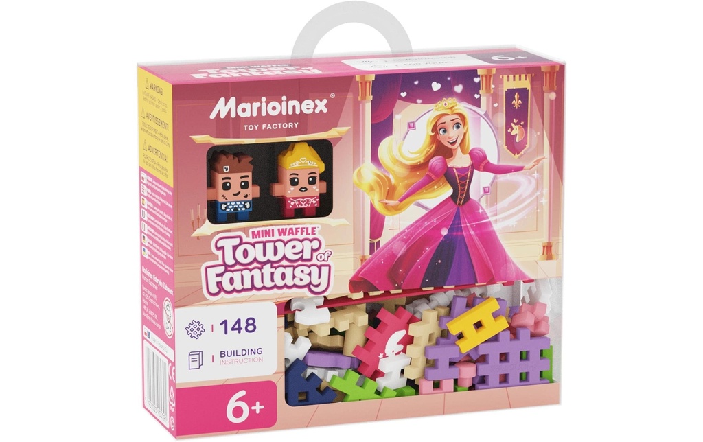 Max Bersinger Modules de construction Marioinex Princess Tour de fantaisie - 148 pièces