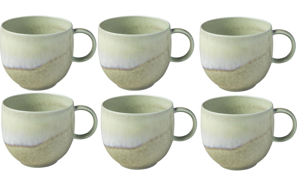 Villeroy & Boch Gobelet à café Perlemor Alga 290 ml, 6 Pièce/s, Vert