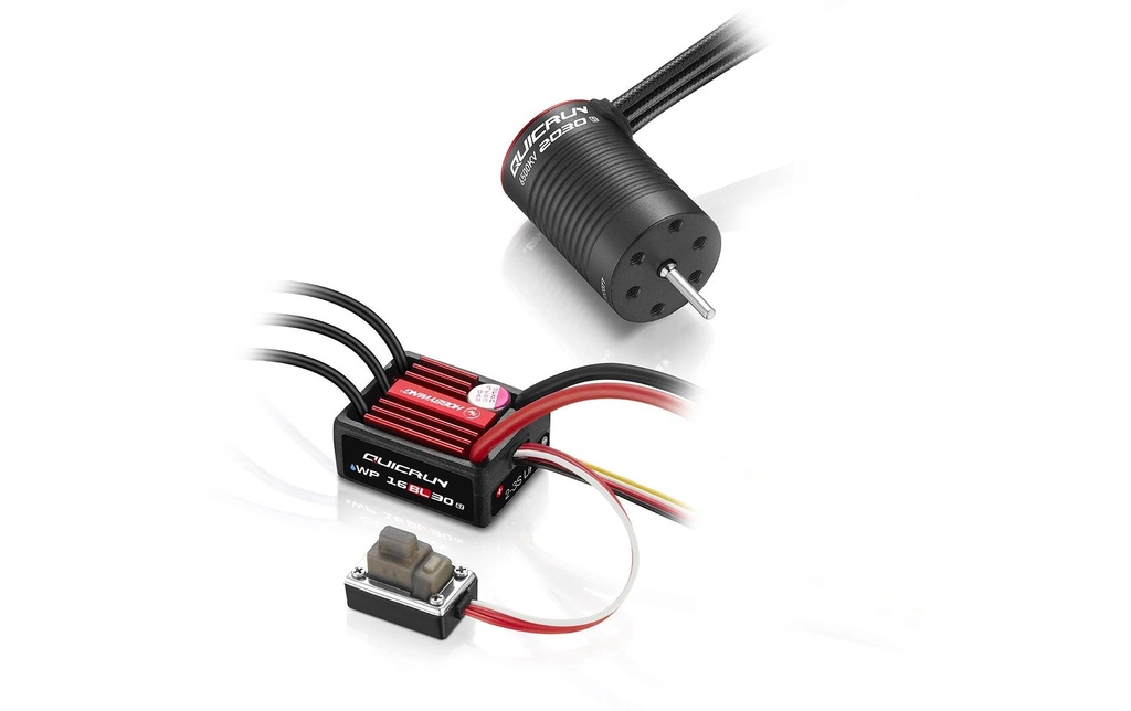 Hobbywing Kits d’entraînement sans brosse Combo WP16BL30 G2 6500 kV