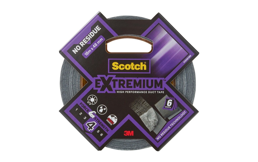 Scotch Bande de tissu Scotch Extremium 48 mm x 18.2 m, Gris